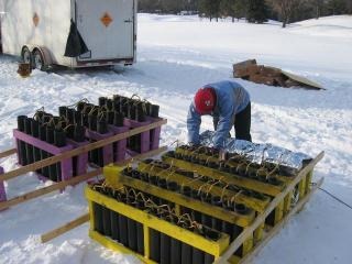 Snow Firework Setup